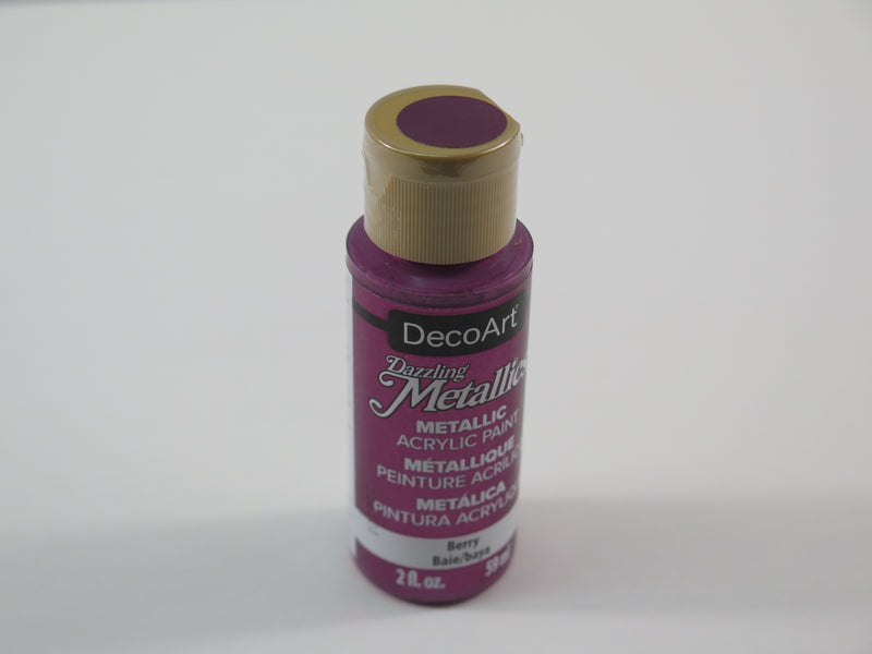Deco Art Dazzling Metallics Paint 2oz - Berry