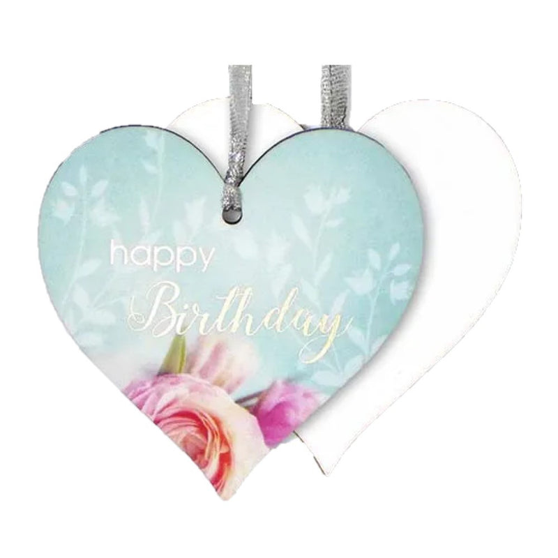 Heavenly Rose Gift Tag - Happy Birthday