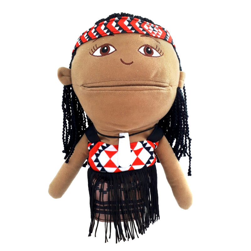 Hand Puppet Māori Girl 30cm
