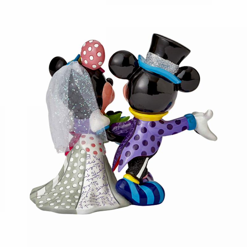 Mickey and Minnie Wedding Figurine by Britto