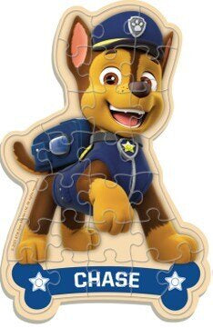 Paw Patrol Wooden Character Puzzle - Chase
