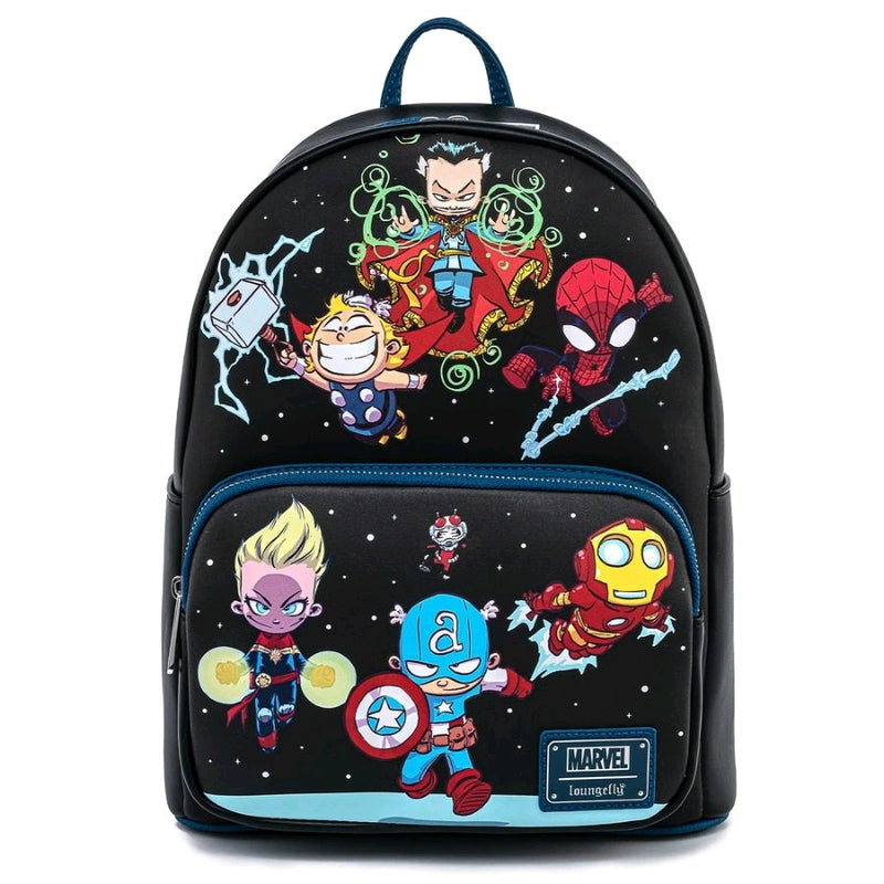 Loungefly - Marvel - Chibi Group Mini Backpack