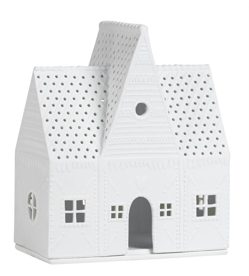 Rader - Gingerbread Large - Christmas Porcelain Tealight House