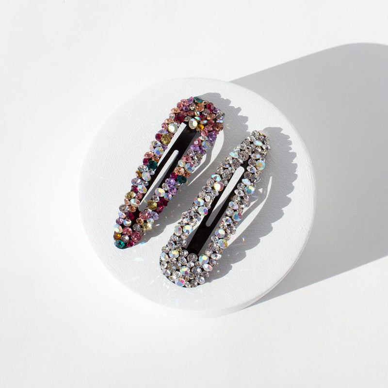Adorn by Mae - One Touch Clips XL - Rhinestone