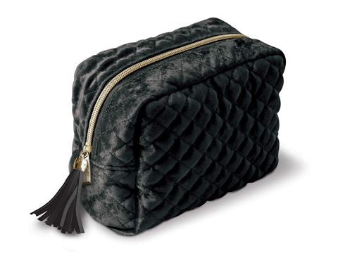 Velvet Cosmetic Bag - Black