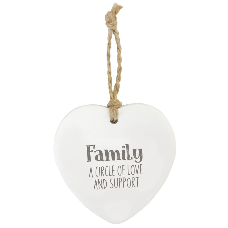 Family Loving Hanging Heart