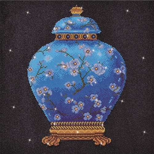 Diamond Dotz - Blue Vase