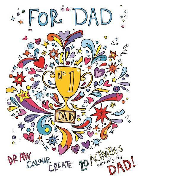 For Dad Colouring Book
