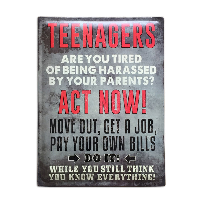Teenagers Sign