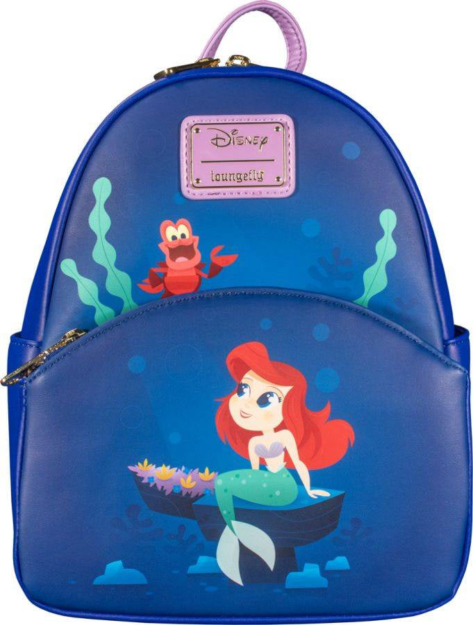 Loungefly - The Little Mermaid (1989) - Ariel & Sebastian US Exclusive Mini Backpack