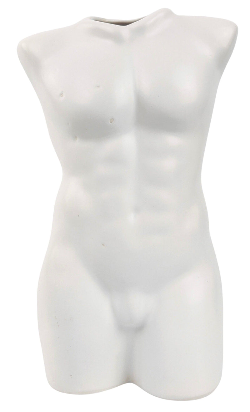 Emerson Man Vase White 24cm
